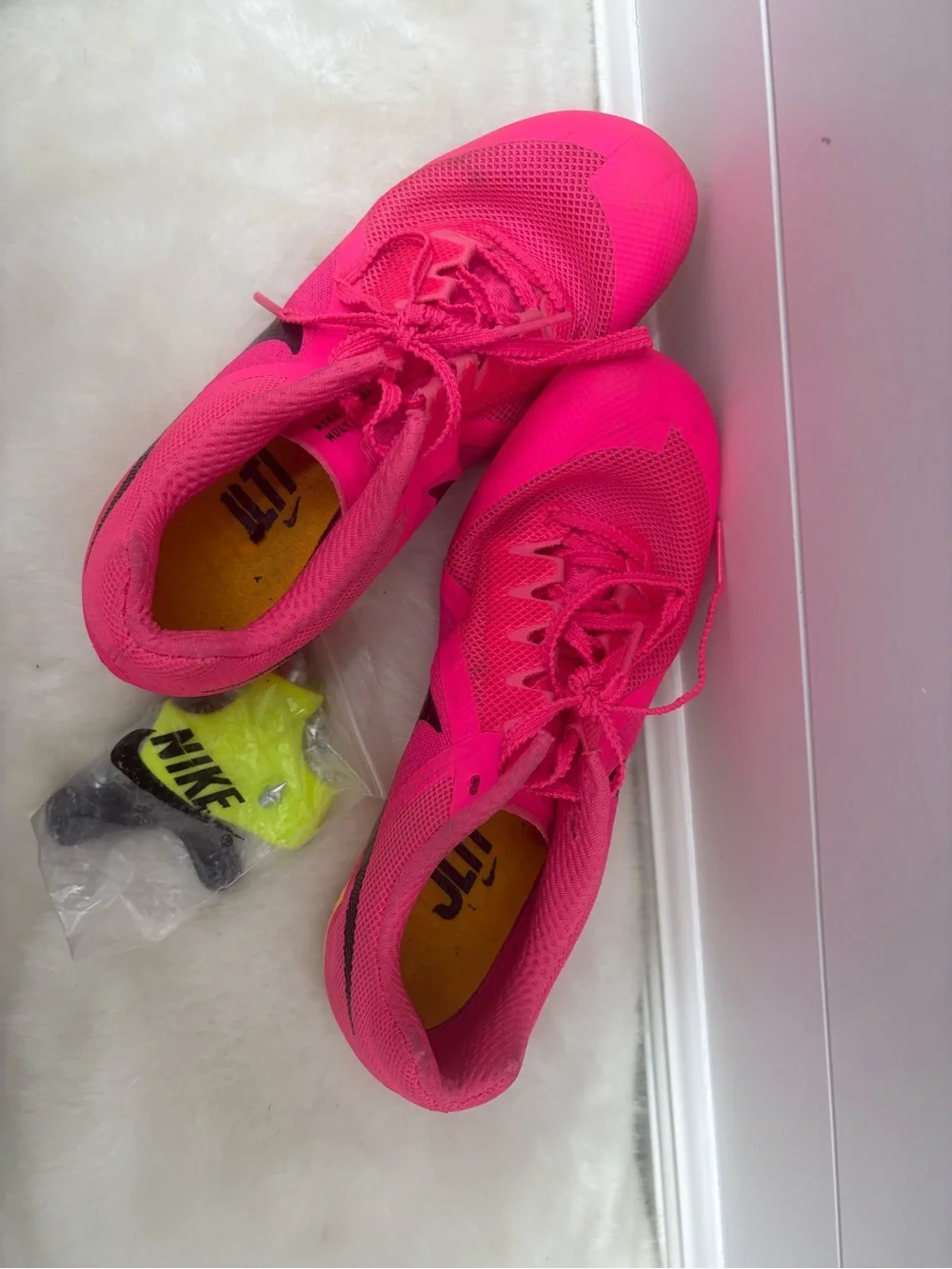 Hot Pink Nike Spikes